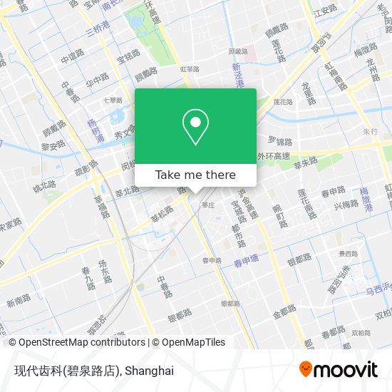 现代齿科(碧泉路店) map