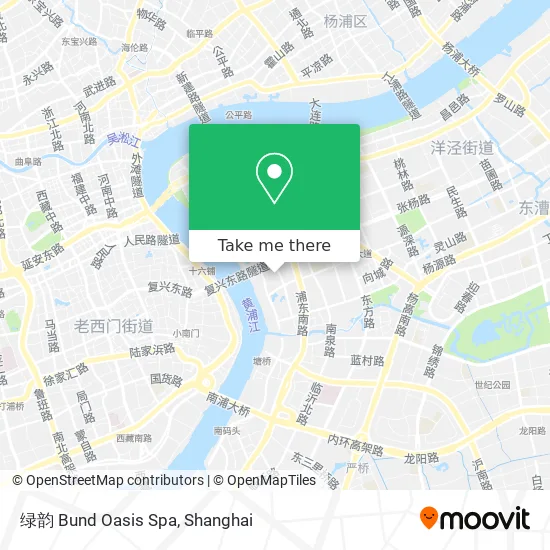 绿韵 Bund Oasis Spa map