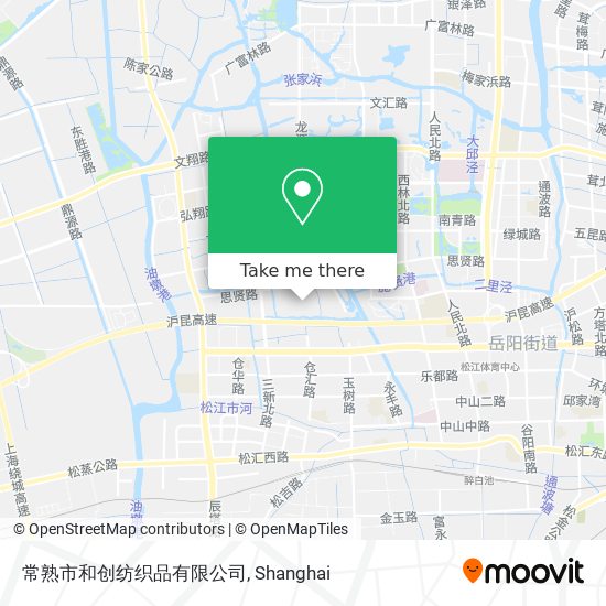 常熟市和创纺织品有限公司 map