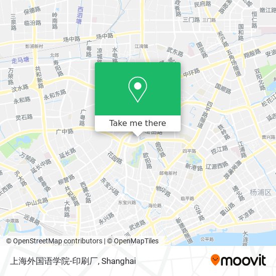 上海外国语学院-印刷厂 map