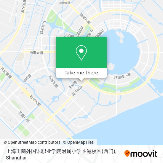 上海工商外国语职业学院附属小学临港校区(西门) map