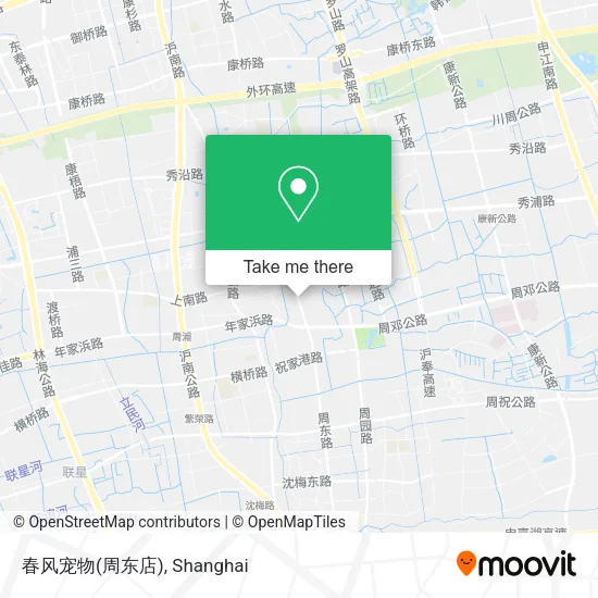 春风宠物(周东店) map