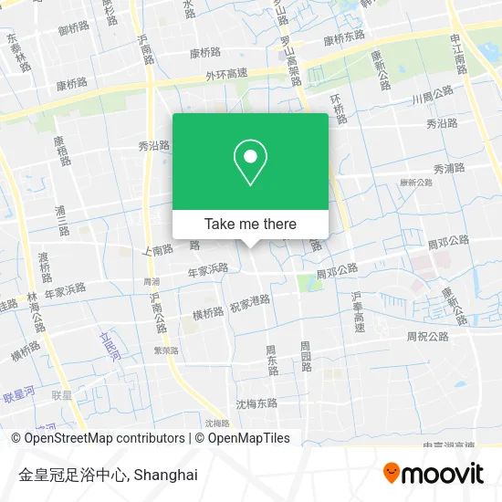 金皇冠足浴中心 map
