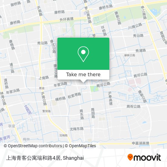上海青客公寓瑞和路4居 map