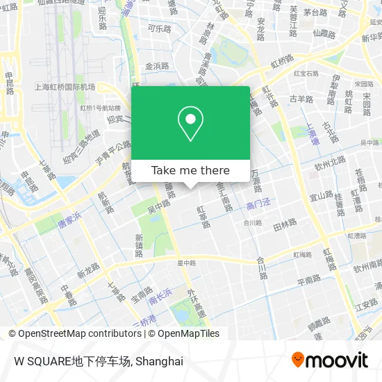 W SQUARE地下停车场 map