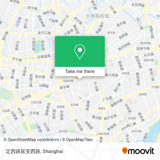 定西路延安西路 map