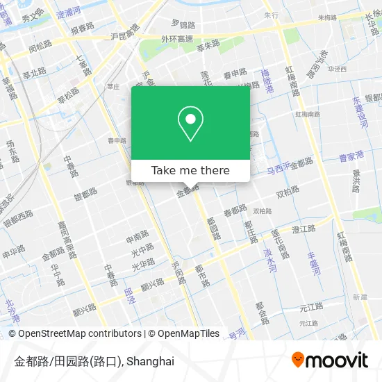 金都路/田园路(路口) map