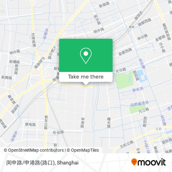 闵申路/申港路(路口) map