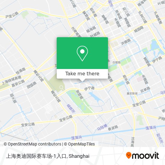 上海奥迪国际赛车场-1入口 map
