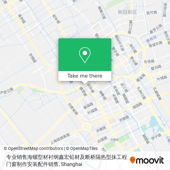 专业销售海螺型材衬纲鑫宏铅材及断桥隔热型抹工程门窗制作安装配件销售 map