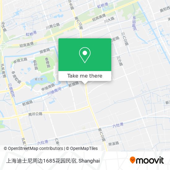 上海迪士尼周边1685花园民宿 map