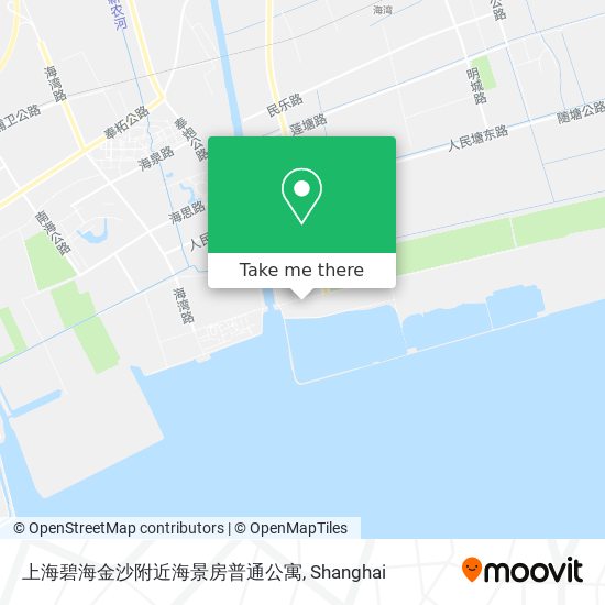 上海碧海金沙附近海景房普通公寓 map