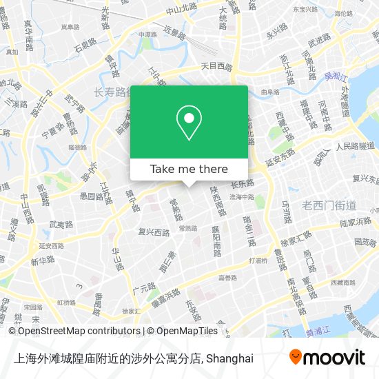 上海外滩城隍庙附近的涉外公寓分店 map