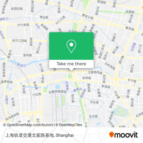 上海轨道交通北翟路基地 map
