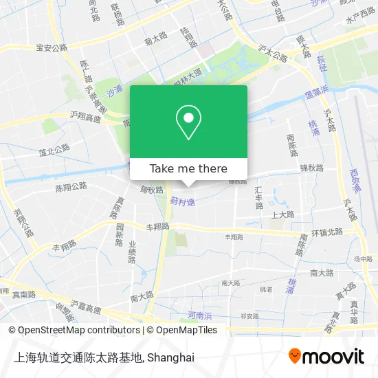 上海轨道交通陈太路基地 map