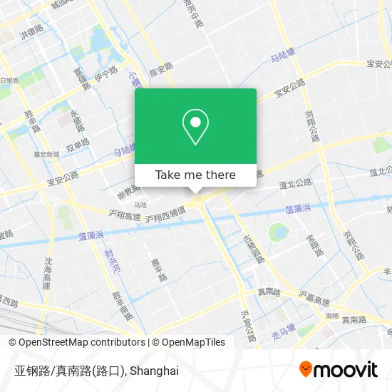 亚钢路/真南路(路口) map
