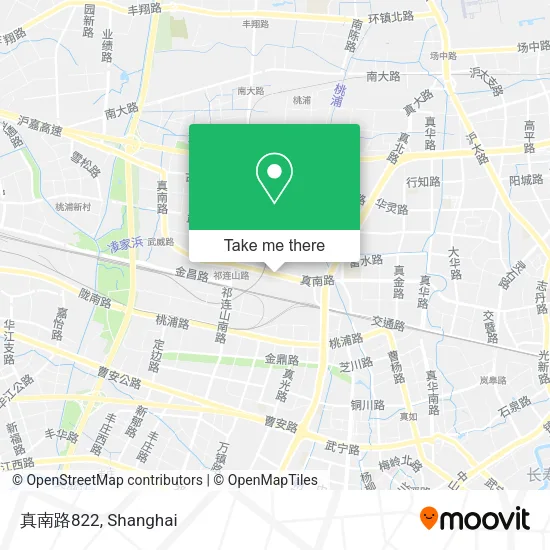 真南路822 map