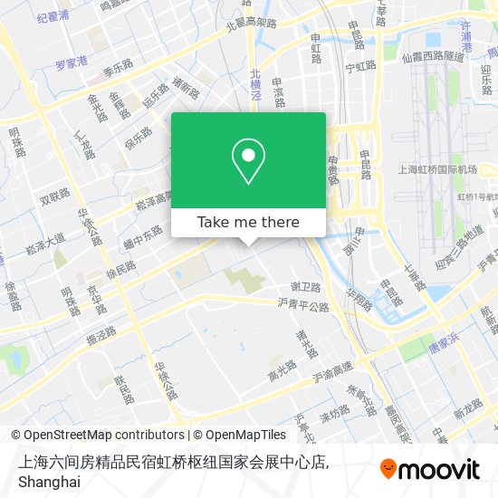 上海六间房精品民宿虹桥枢纽国家会展中心店 map