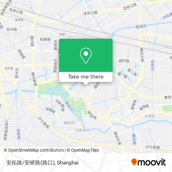 安拓路/安研路(路口) map