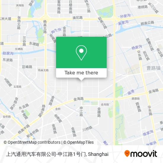 上汽通用汽车有限公司-申江路1号门 map