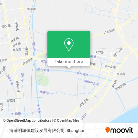 上海浦明城镇建设发展有限公司 map