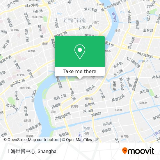 上海世博中心 map