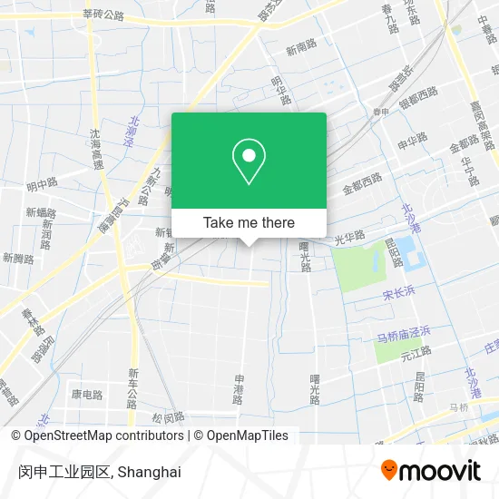 闵申工业园区 map