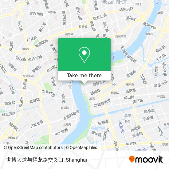 世博大道与耀龙路交叉口 map