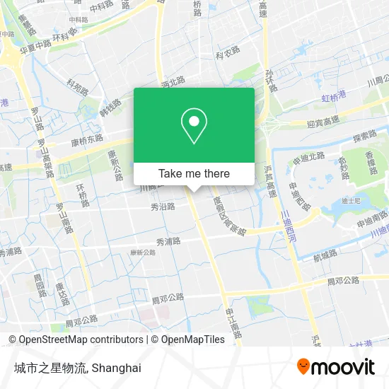 城市之星物流 map