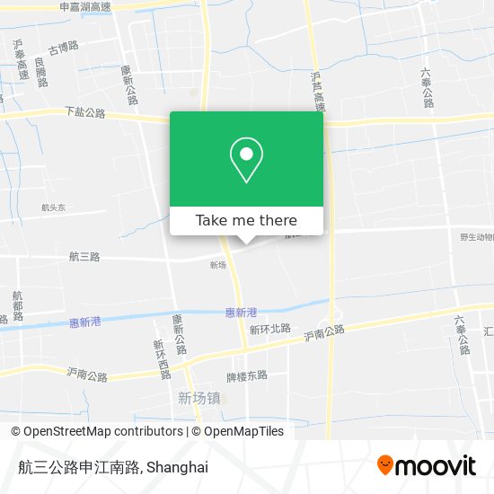 航三公路申江南路 map