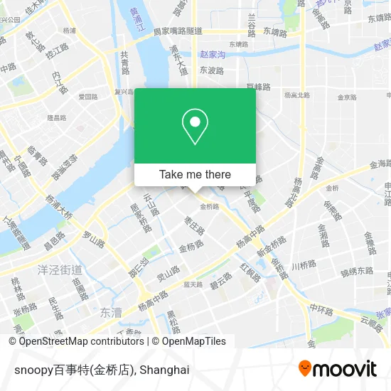 snoopy百事特(金桥店) map