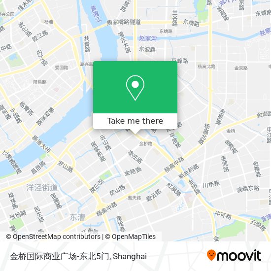 金桥国际商业广场-东北5门 map