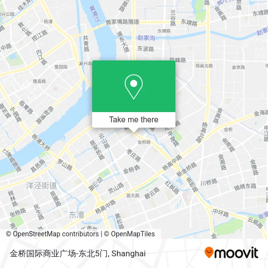 金桥国际商业广场-东北5门 map