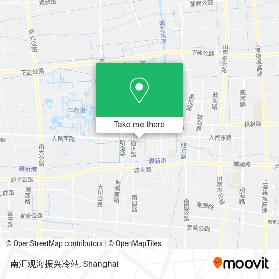 南汇观海振兴冷站 map