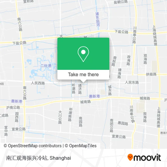南汇观海振兴冷站 map