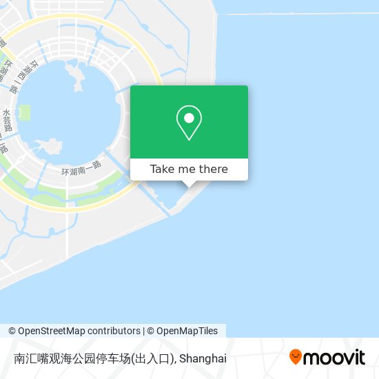 南汇嘴观海公园停车场(出入口) map
