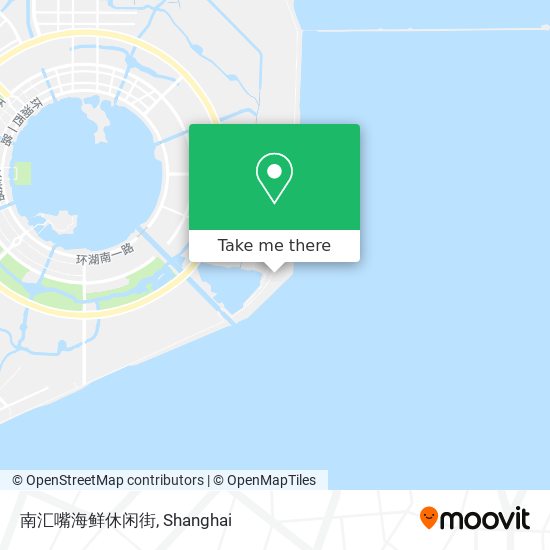 南汇嘴海鲜休闲街 map