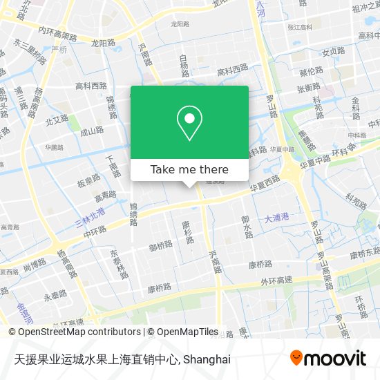 天援果业运城水果上海直销中心 map
