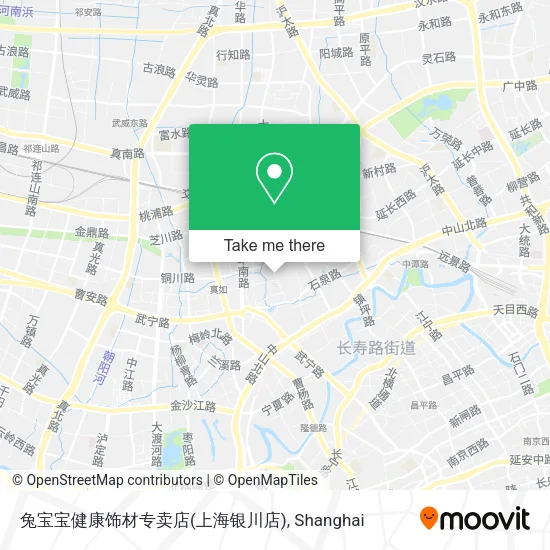 兔宝宝健康饰材专卖店(上海银川店) map