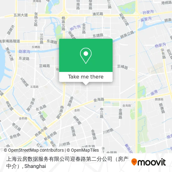 上海云房数据服务有限公司迎春路第二分公司（房产中介） map