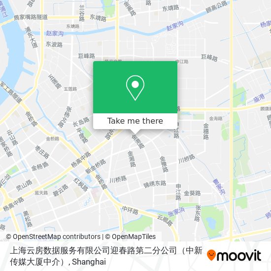 上海云房数据服务有限公司迎春路第二分公司（中新传媒大厦中介） map