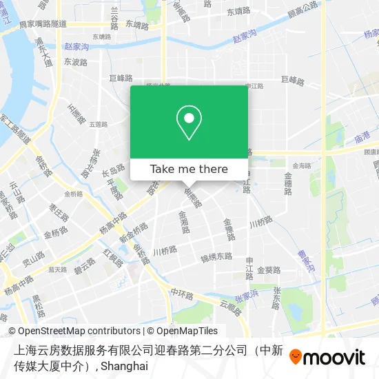 上海云房数据服务有限公司迎春路第二分公司（中新传媒大厦中介） map