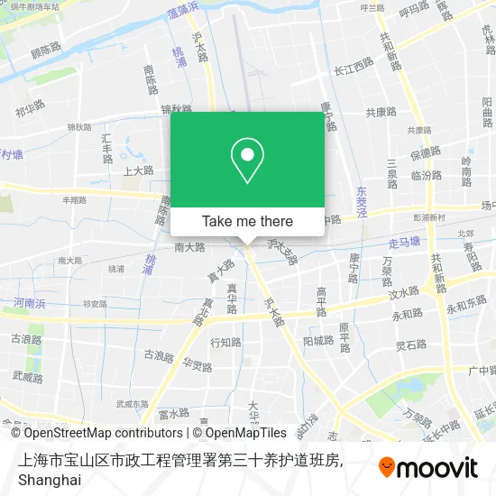 上海市宝山区市政工程管理署第三十养护道班房 map