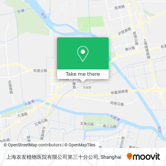 上海农友植物医院有限公司第三十分公司 map