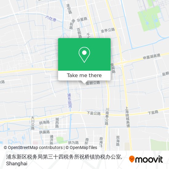 浦东新区税务局第三十四税务所祝桥镇协税办公室 map