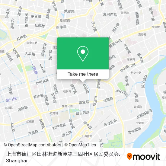 上海市徐汇区田林街道新苑第三四社区居民委员会 map
