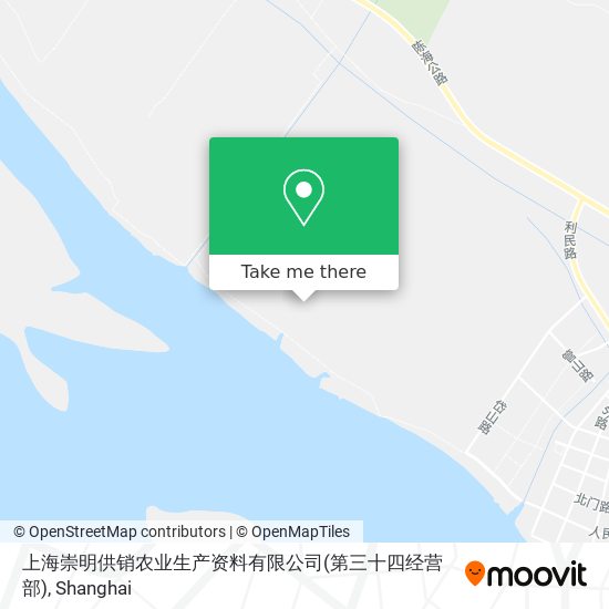 上海崇明供销农业生产资料有限公司(第三十四经营部) map