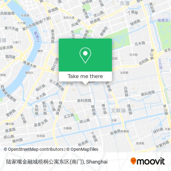 陆家嘴金融城梧桐公寓东区(南门) map