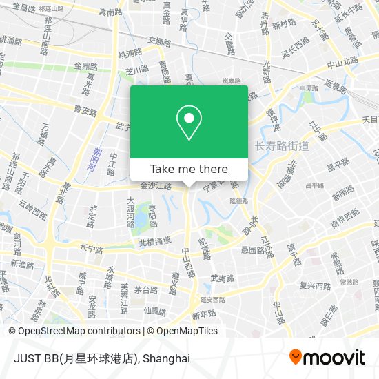 JUST BB(月星环球港店) map