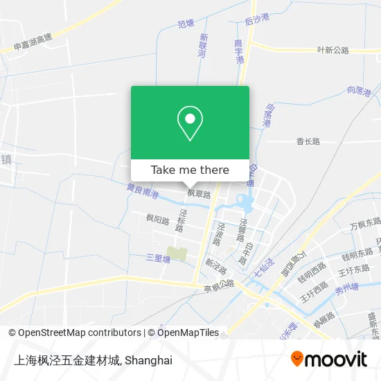 上海枫泾五金建材城 map